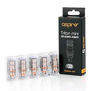 Aspire – Triton Mini Replacement Atomizer Head – “1.2Ω” & “1.5Ω” – 5pcs