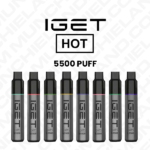 IGET HOT – 5500 PUFFS – 10 PACK
