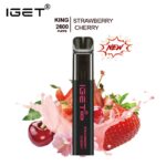 IGET KING STRAWBERRY CHERRY – 2600 PUFFS