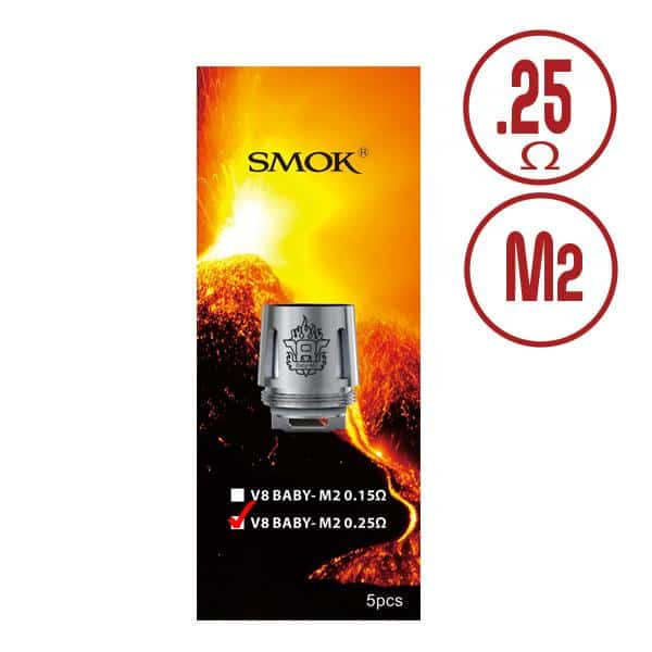 SMOK-TFV8-M2-0.25ohm-Baby-Beast-Replacement-Coils-Vape-Bureau-Australia-Hardware_2048x_32ea1d27-cb7b-45ec-b106-7212b2f33e94.jpg SMOK – V8 Baby Coils - Image 1
