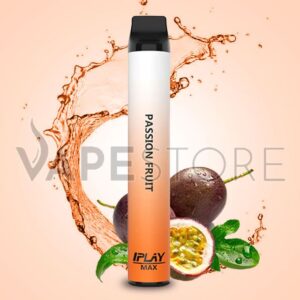IPLAY MAX 2500 PUFFS PASSION FRUIT DISPOSABLE POD VAPE